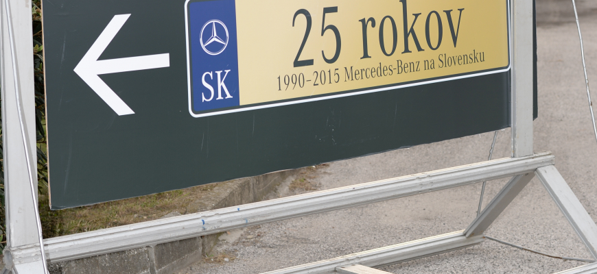 Mercedes na Slovensku predáva už 25 rokov a veľmi úspešne