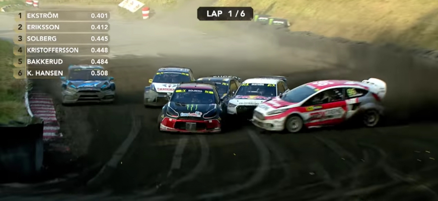 Kevin Eriksson driftom po vonkajšej strane predbehol 3 súperov!