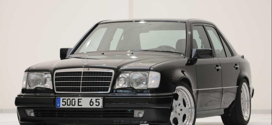 BRABUS E500 W124 6.5 je legenda. V r1990 mal 450 k a sto dá za 5,2 s!