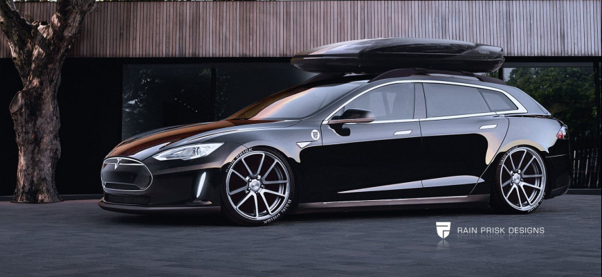 Tesla Model S kombi vyzerá lepšie ako sedan! Ale...