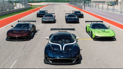 ASTON MARTIN VULCAN ROZBURÁCAL TEXAS