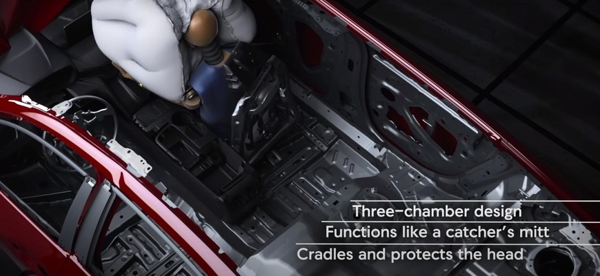 Honda predstavila airbag ako baseballová rukavica. Uchopí spolujazdca