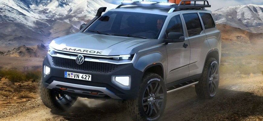 Dotiahnu konečne Nemci do výroby SUV VW Amarok? Stále ukrývajú tajný sedemmiestny prototyp