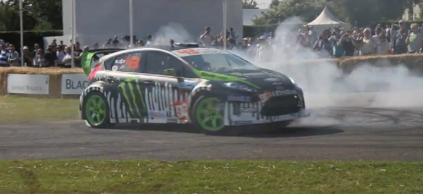 VIDEO: Ken Block vyvádza na Goodwood fest of speed 2011