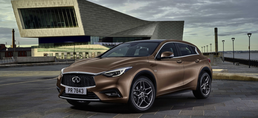 Infiniti Q30 je prvý HB značky. Vyzerá ako crossover Mazdy3 a základom je trieda A