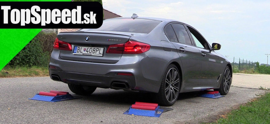 BMW M550d xDrive test inteligencie pohonu 4x4