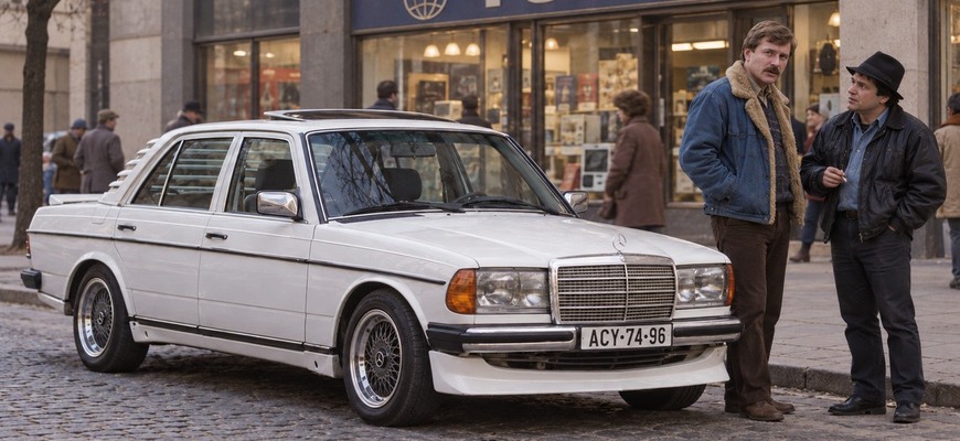 Mercedes W123 oslavuje 50 rokov. Na Západe obyčajný taxík, u nás znak nadradenosti