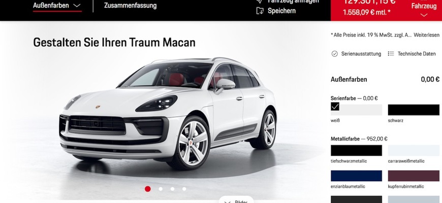 Ako zdvojnásobiť cenu auta? Pri konfigurácii napríklad nového Porsche to nie je problém