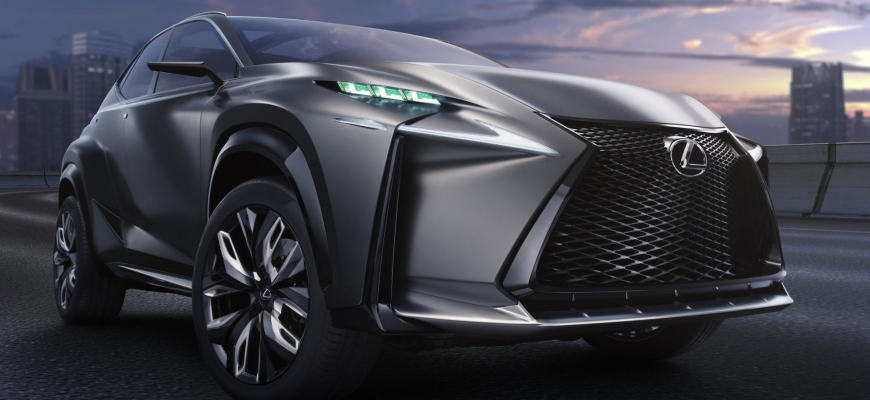 Lexus LF-NX Turbo- strašidelný koncept s preplňovaním