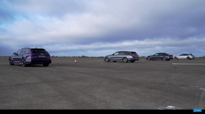 V DRAG RACE AUDI RS6 VOČI M5, E63 A PANAMERE TURBO NEDOPADLO NAJLEPŠIE