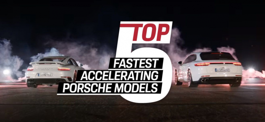 TOP 5 Porsche s najlepším zrýchlením!