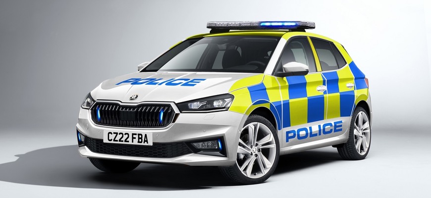 Policajná Škoda Fabia štvrtej generácie mieri do služby na Britské ostrovy