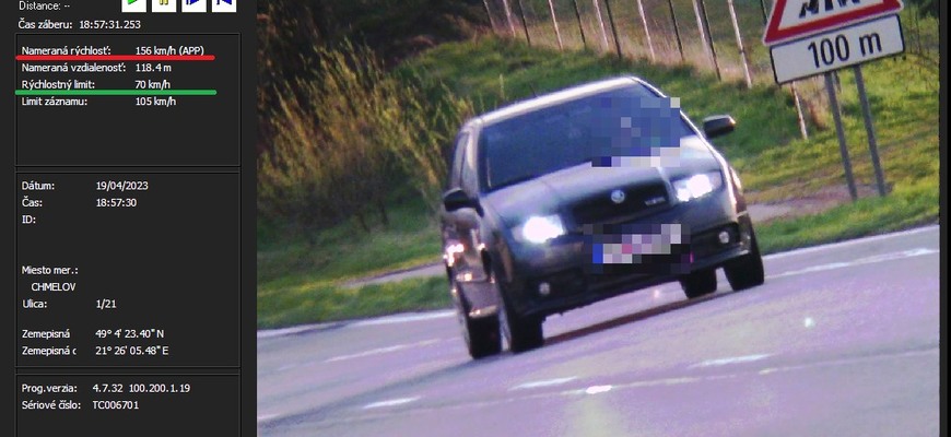 Na starej Fabii sa valil cez obec takmer 160 km/h! Bloková pokuta, vodičák mu nevzali