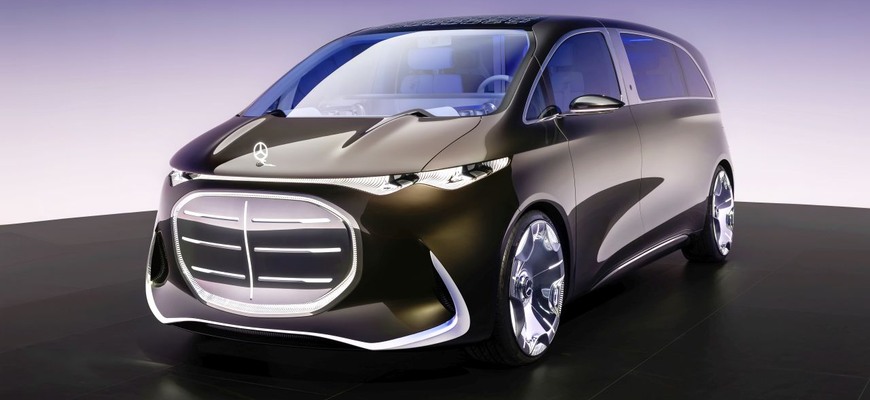 Zvonku pohrebák, vnútri Star Trek: nový Mercedes Vision V je luxusný minivan s vlastným kinom!