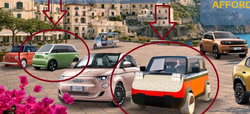 Nový Fiat Pandina a Quattrolino. Taliani chcú nadviazať na pôvodnú Pandu a Multiplu