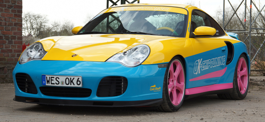OK Chiptuning vytvoril Porsche 996 Turbo v štýle Manta Manta