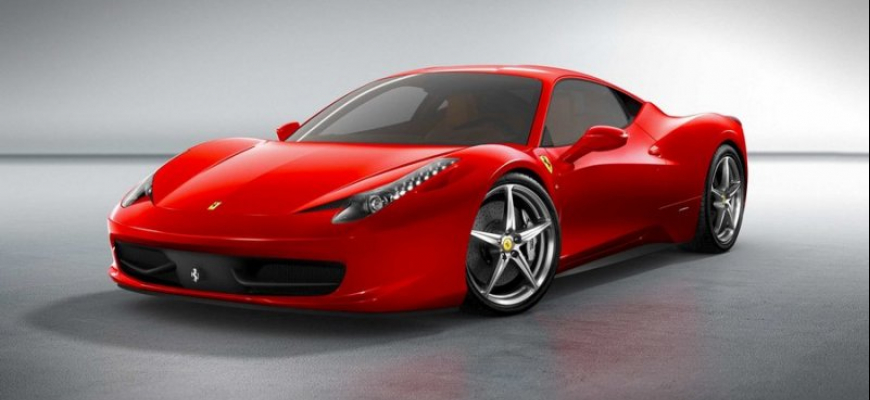 Interiér Ferrari 458 Italia