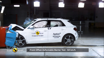 AJ NAJMENŠIE AUDI A1 EURO NCAP SKÚŠKY PREŠLO NA 5 HVIEZDIČIEK