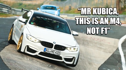 Na plné bomby! Robert Kubica potrápil BMW M4 na Nürburgringu a inštruktor sa potil