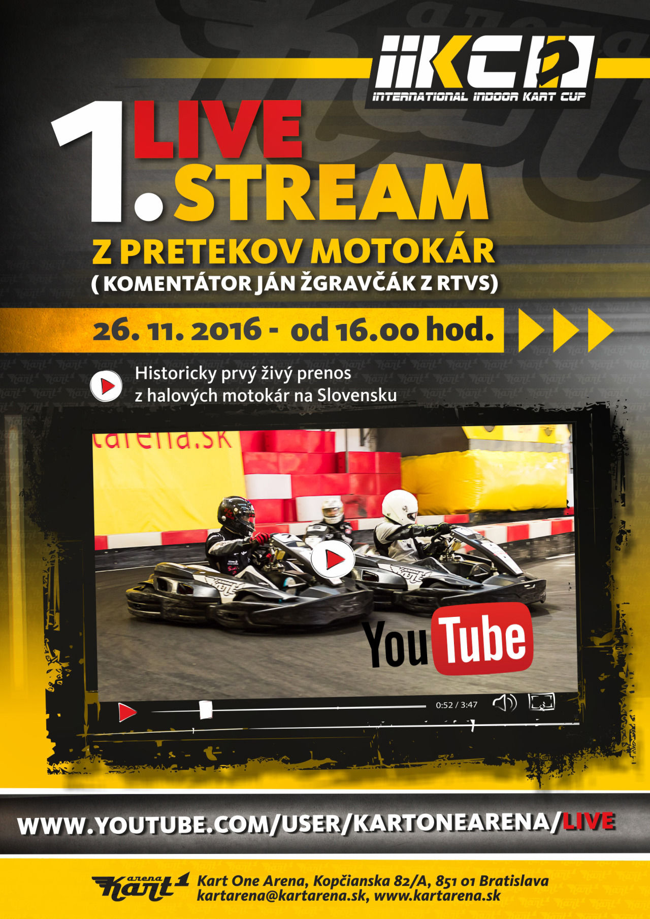 VI. ročník IIKC ako prvý na Slovensku s live streamom