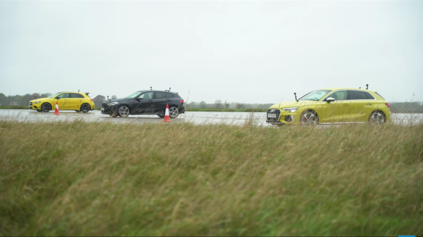 DRAG RACE AUDI S3 PROTI BMW M135I A MERCEDES-AMG A35