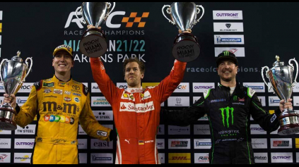 Vettel ovládol Pohár národov Race of Champions