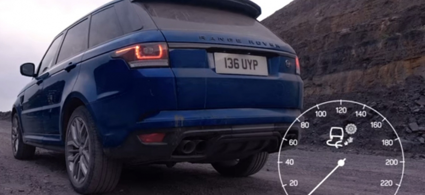 Za koľko dá Range Rover Sport SVR stovku na snehu či blate?