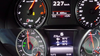 MERCEDES A45 AMG VS. AUDI RS3: SÚ ŠTYRI VALCE VIAC AKO PÄŤ?