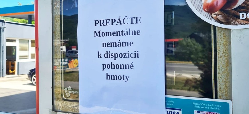 Niektoré slovenské čerpacie stanice hlásia nedostatok palív, týka sa to však len časti trhu