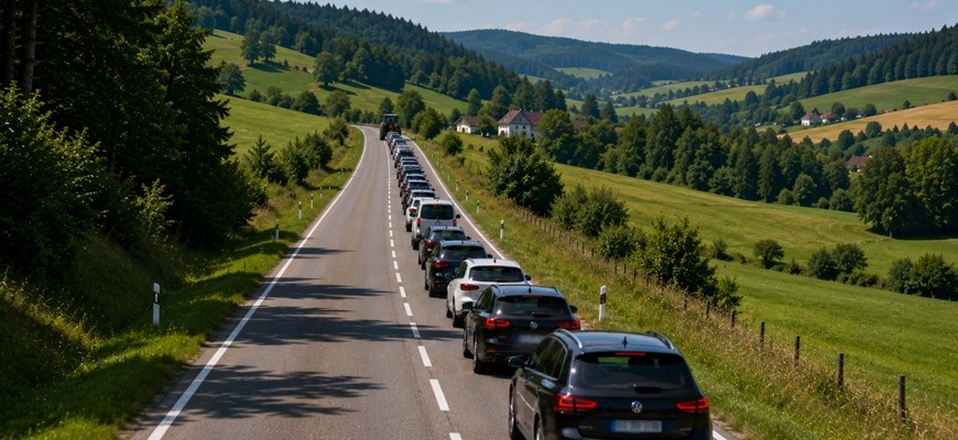 Pomalé vozidlá musia podľa zákona uvoľniť cestu. Chceli by ste také pravidlo aj na Slovensku?