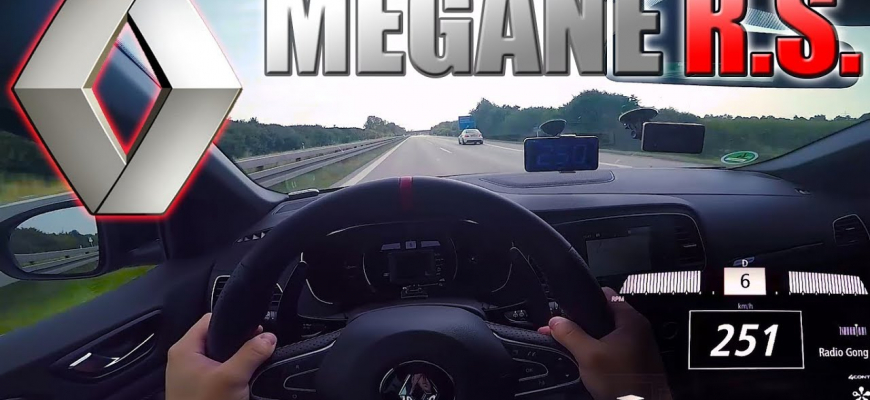 Koľko času potrebuje Renault Megane RS na dosiahnutie 250 km/h?