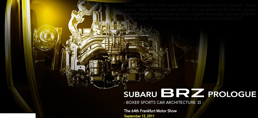 Autosalón Frankfurt 2011: Kupé od Subaru sa volá BRZ