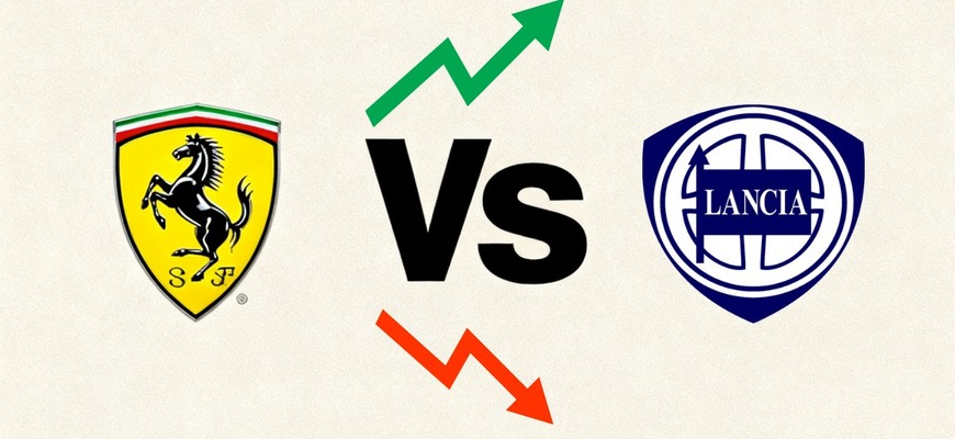 Predaje odhaľujú nepríjemnú pravdu - Už aj Ferrari predáva lepšie než Lancia