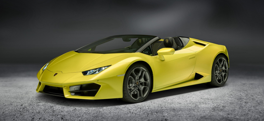 Lamborghini Huracán, zadokolka a bez strechy? Môže byť