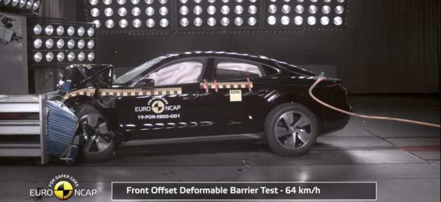 Aj elektrické Porsche Taycan Euro NCAP prešlo na 5 hviezdičiek