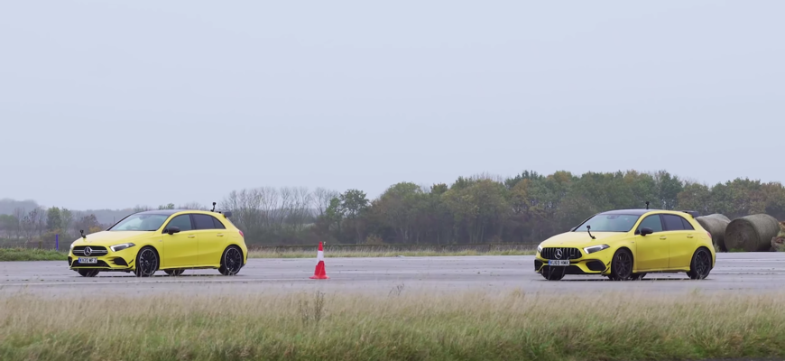 Drag race Mercedes A45 S proti A35, treba si priplatiť?