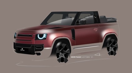 LAND ROVER DEFENDER DOSTANE OTVORENÚ VERZIU, VZNIKNÚŤ MÁ LEN PÄŤ EXEMPLÁROV