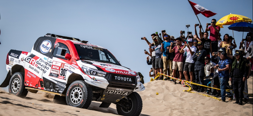 Toyota Hillux vyhrala rely Dakar 2019