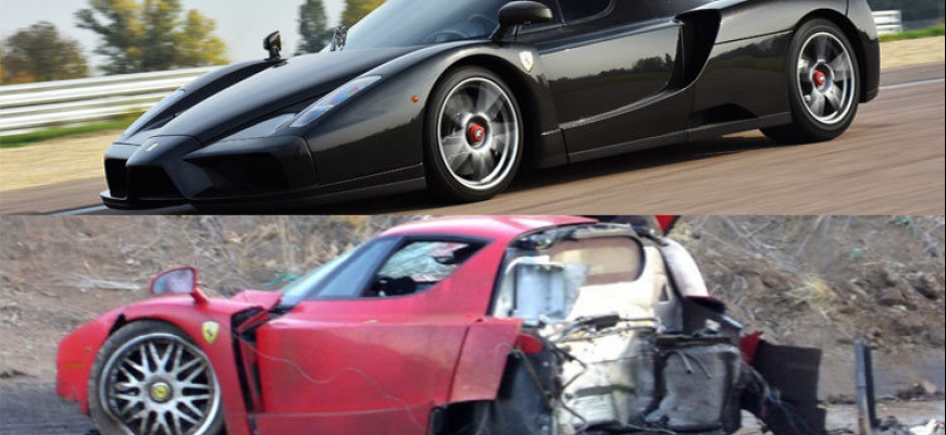 Zničené Ferrari Enzo opravili a ide do aukcie