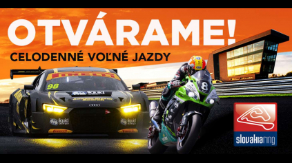 SLOVAKIARING VOĽNÉ JAZDY UMOŽNÍ UŽ TENTO VÍKEND. LÍSTOK TREBA KÚPIŤ VOPRED