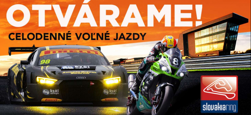 SlovakiaRing voľné jazdy umožní už tento víkend. Lístok treba kúpiť vopred