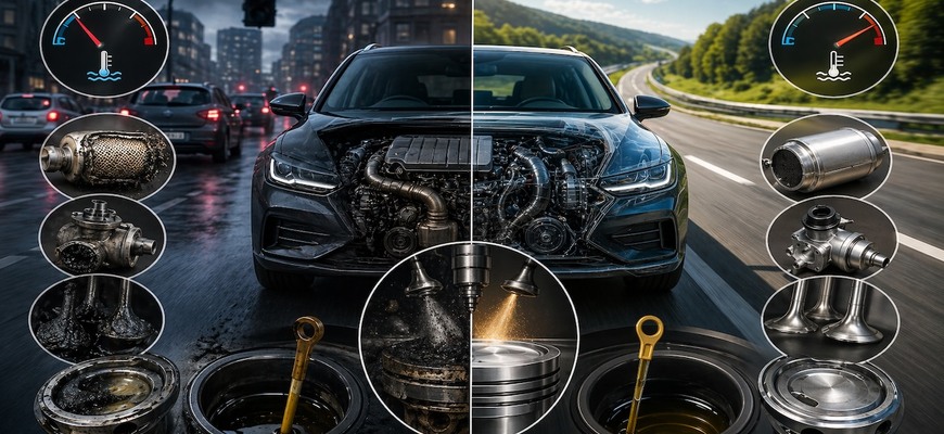 Krátke jazdy ničia moderné motory: prečo dnes trpia viac než kedysi