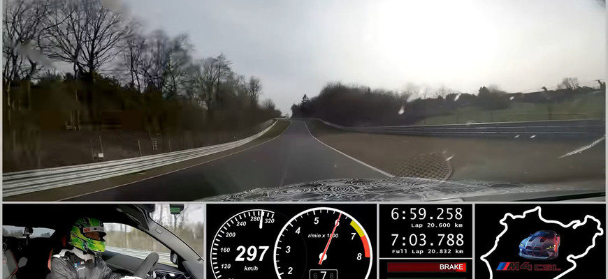 BMW M4 CSL stanovilo rekord značky na Nordschleife. Pozrite si záznam jazdy