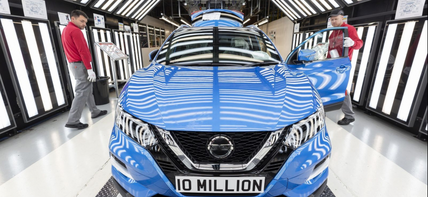 V továrni Nissan Sunderland vyrobili už 10 miliónov áut