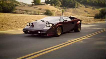 Valentino Balboni a Lamborghini Countach