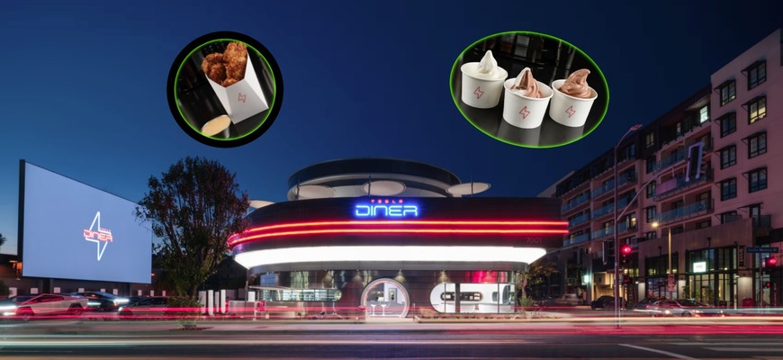 Tesla Diner Hollywood: Prvá reštaurácia a Tesla burger od Elona Muska!