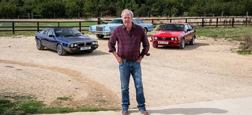 Jeremy Clarkson predáva autá z The Grand Tour. Do aukcie ide aj posledné, ktoré v šou šoféroval