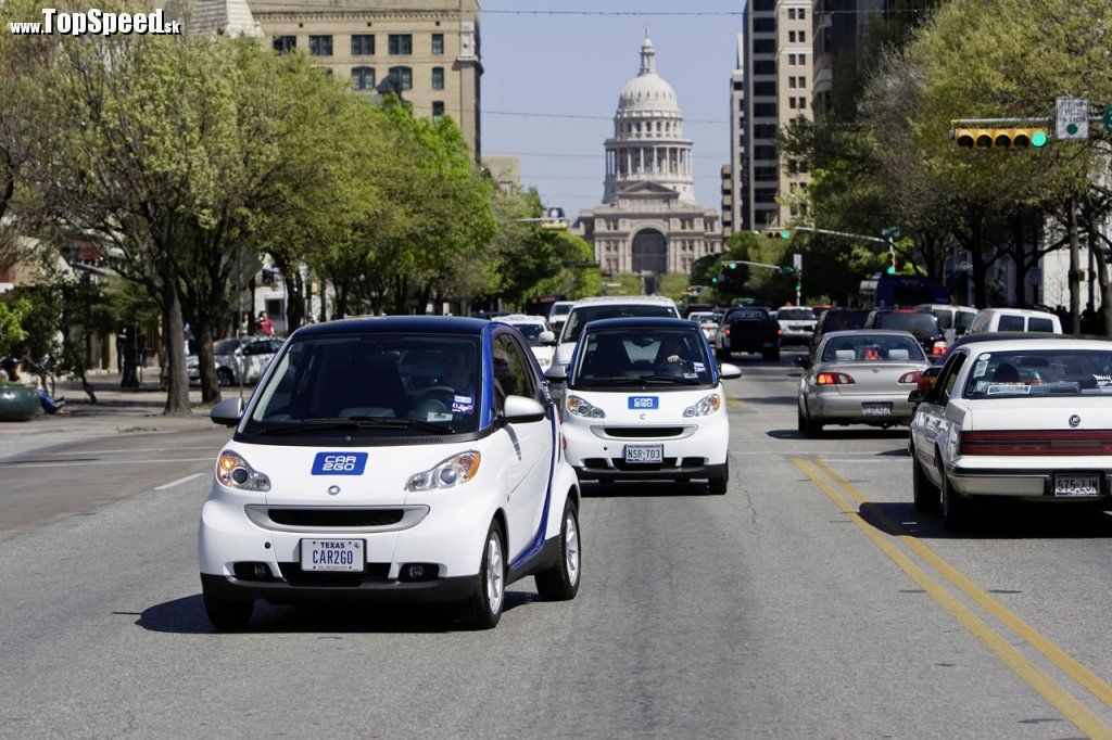 Smart nie je zrovna auto, ktoré bežne stretnete na potulkách po USA