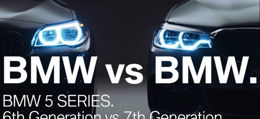 Tvarové rozdiely medzi končiacim BMW radu 5 F10 a novým BMW 5 G30
