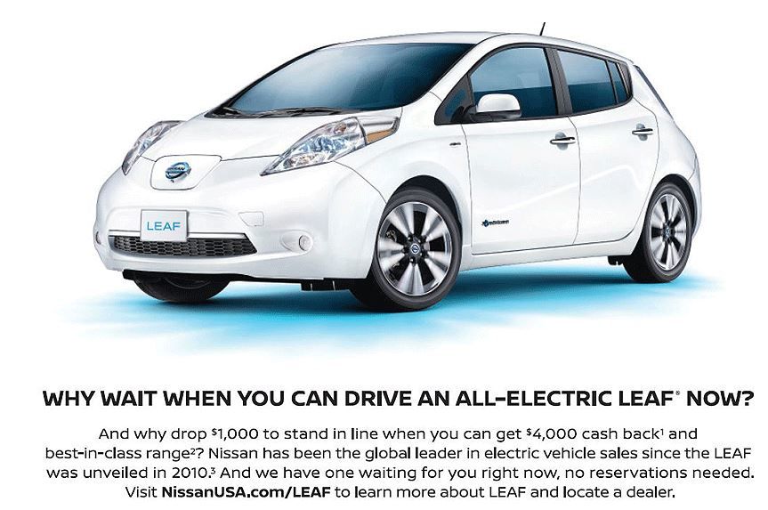 Nissan Leaf proti Tesle?